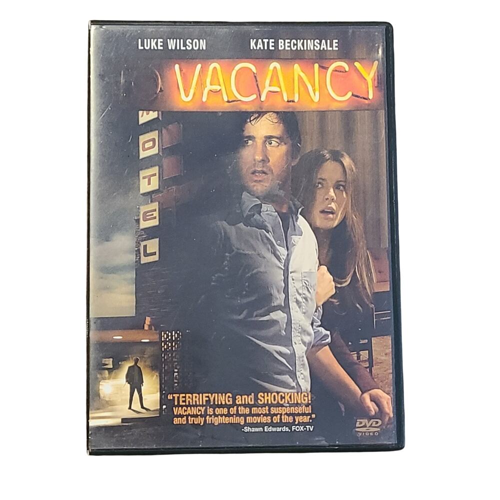 Vacancy DVD Movie Luke Wilson Kate Beckinsale Horror Thriller